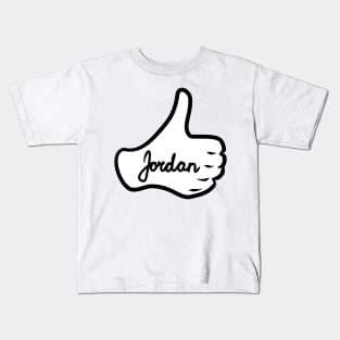 Men name Jordan Kids T-Shirt